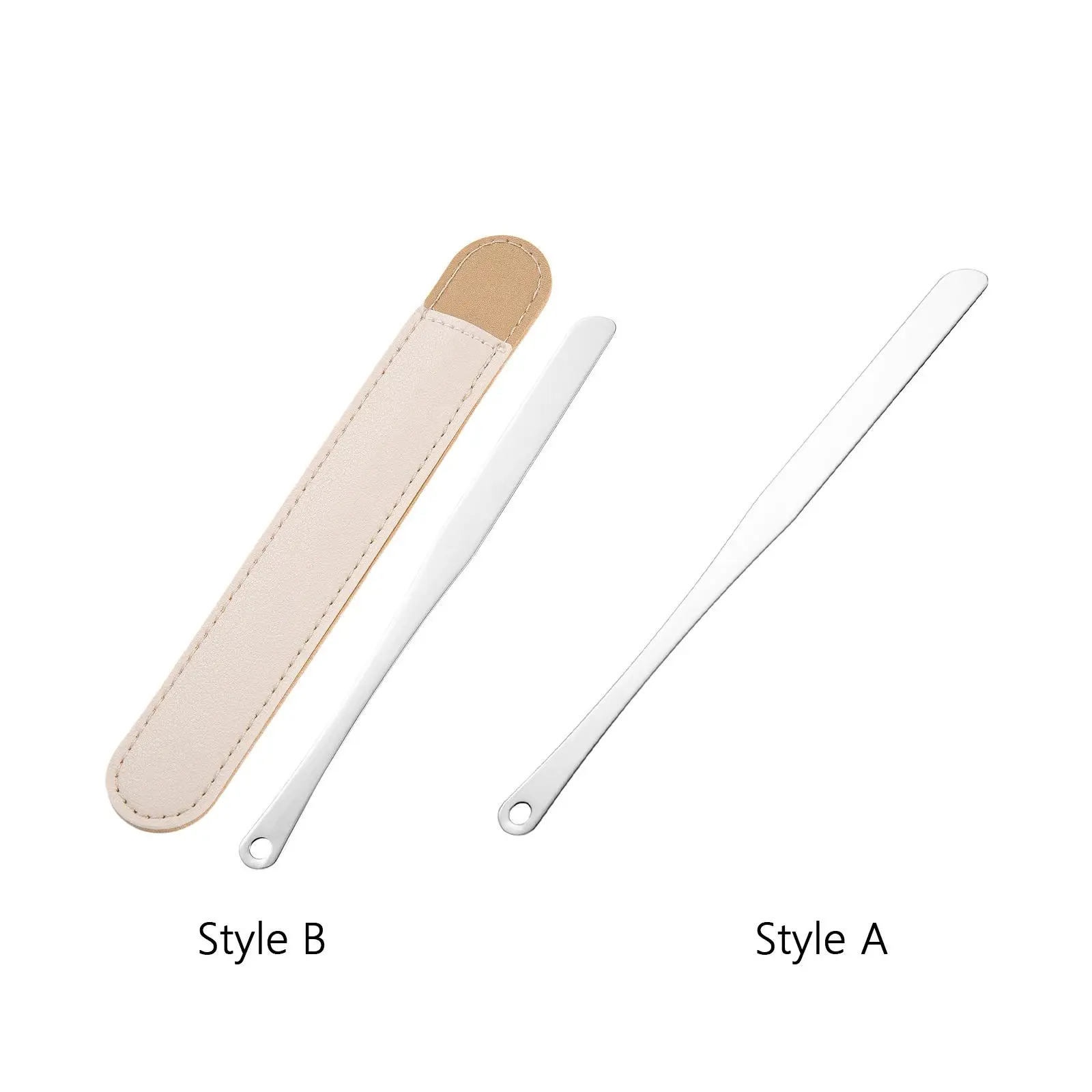 Makeup Spatulas Nail Art Tool Stainless Steel Accessories Cosmetic Mixing Bar Paddle Rod for Foundations Perfect Gifts Beginner