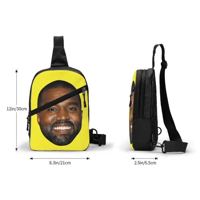 Custom Funny Kanye West Meme Drawstring Backpack Bags Lightweight Rapper  Music Producer Gym Sports Sackpack Sacks for Traveling