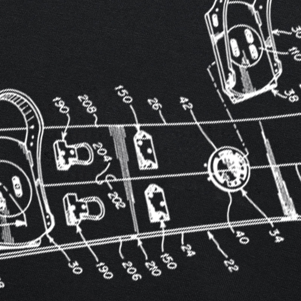 Snowboard Patent Snowboarden Kunst Blaupause Klassische T Hemd Grafik Baumwolle Streetwear Kurzarm Geburtstag Geschenke Sommer T-shirt – Detail 5