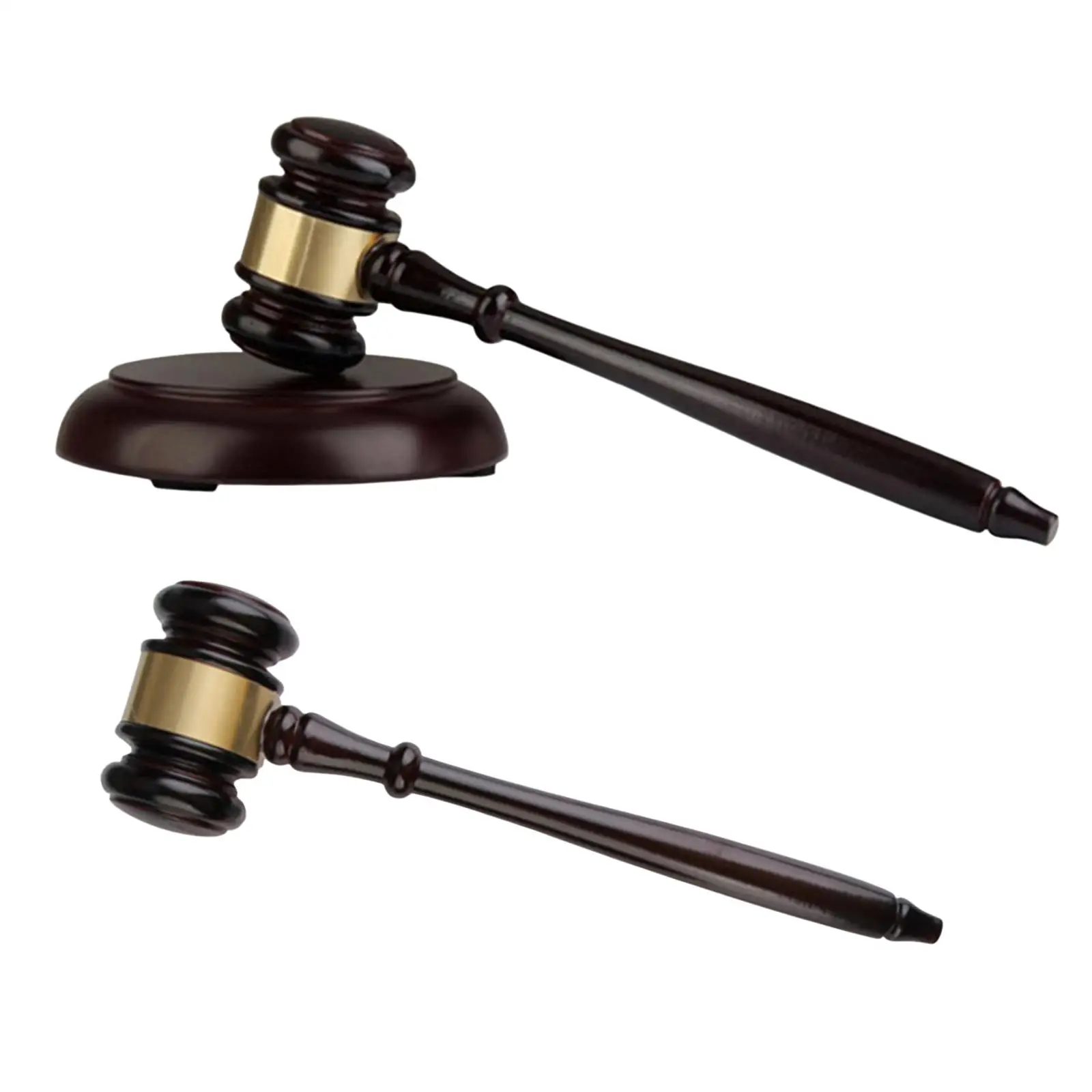 Handmade Mini Mallet Unique Craft Gifts Toys Costume Accessory Cosplay Props Wood Gavel Toy for Judge Justice Auction Lawyer