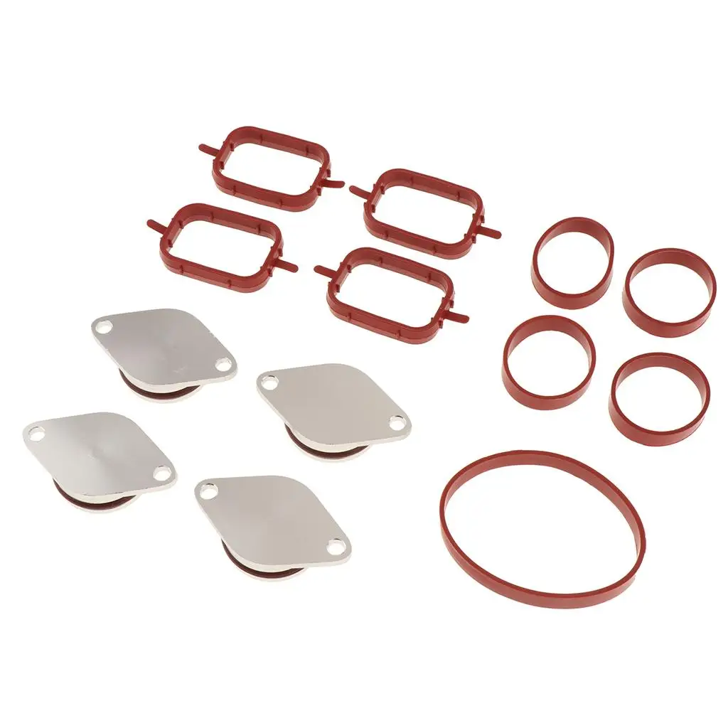 4x 3.3cm for bmw swirl flap cap blanking with  gasket