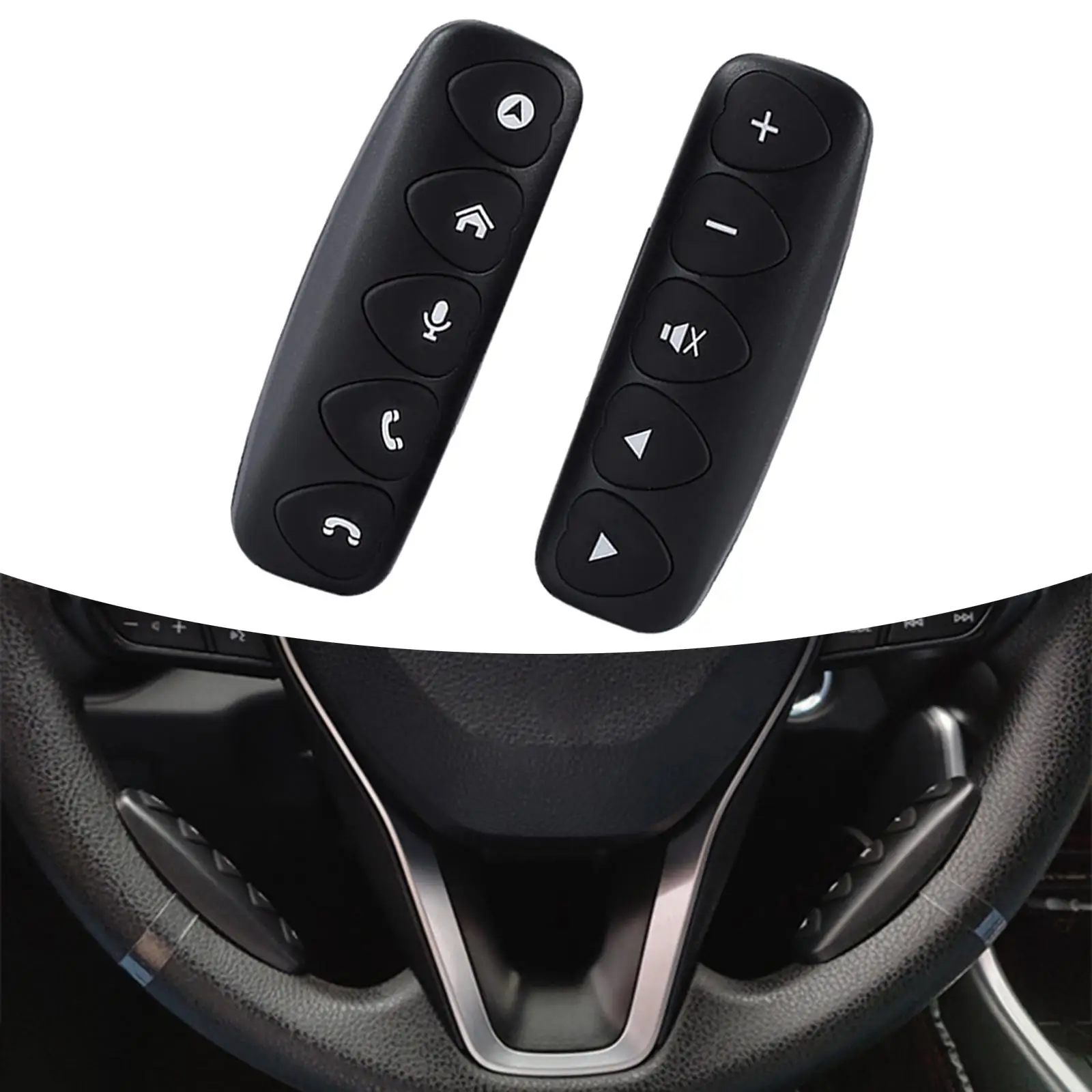 Steering Wheel Controller Universal Backlight Remote for Car Radio