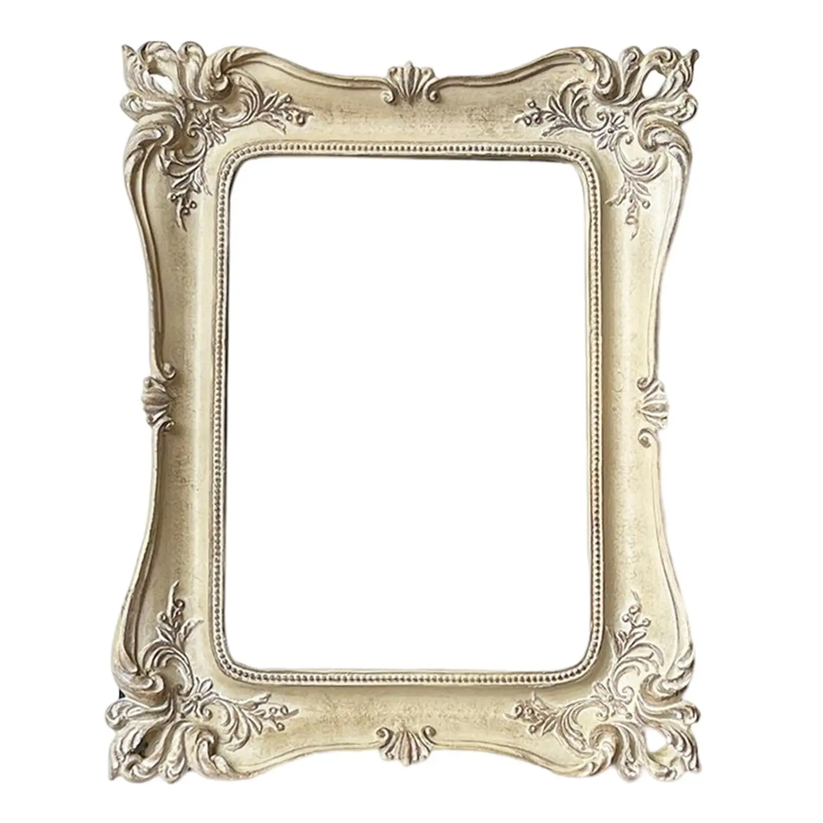 Luxury Antique Picture Frame Tabletop and Wall Hanging Wedding Gift Freestanding Deluxe Floral Design Vintage Photo Frames