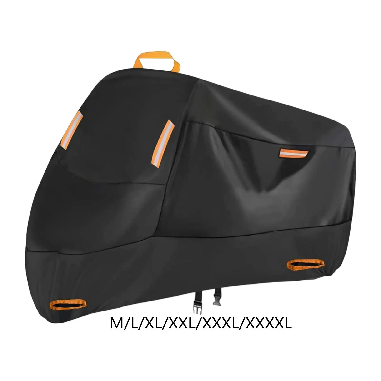210D Motorcycle Cover Universal Waterproof 2 Windproof Buckles Motorbike Rain Cover Scooter Cover for Scooter All Season