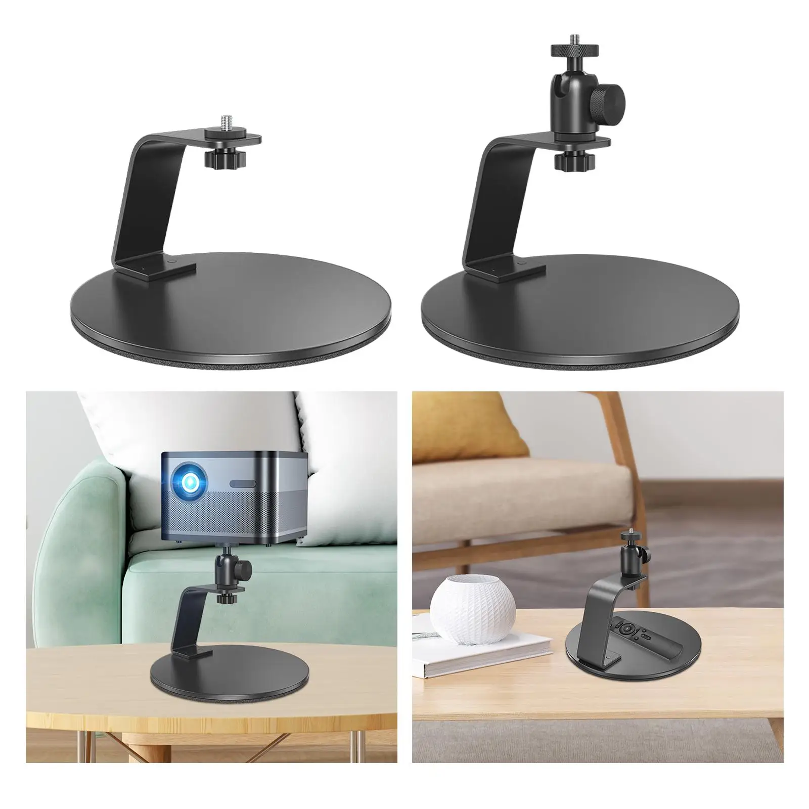 Desktop Projector Stand Accessories 1/4 Screw Interface Mount Stand for Bedside H2 H1 Z6x