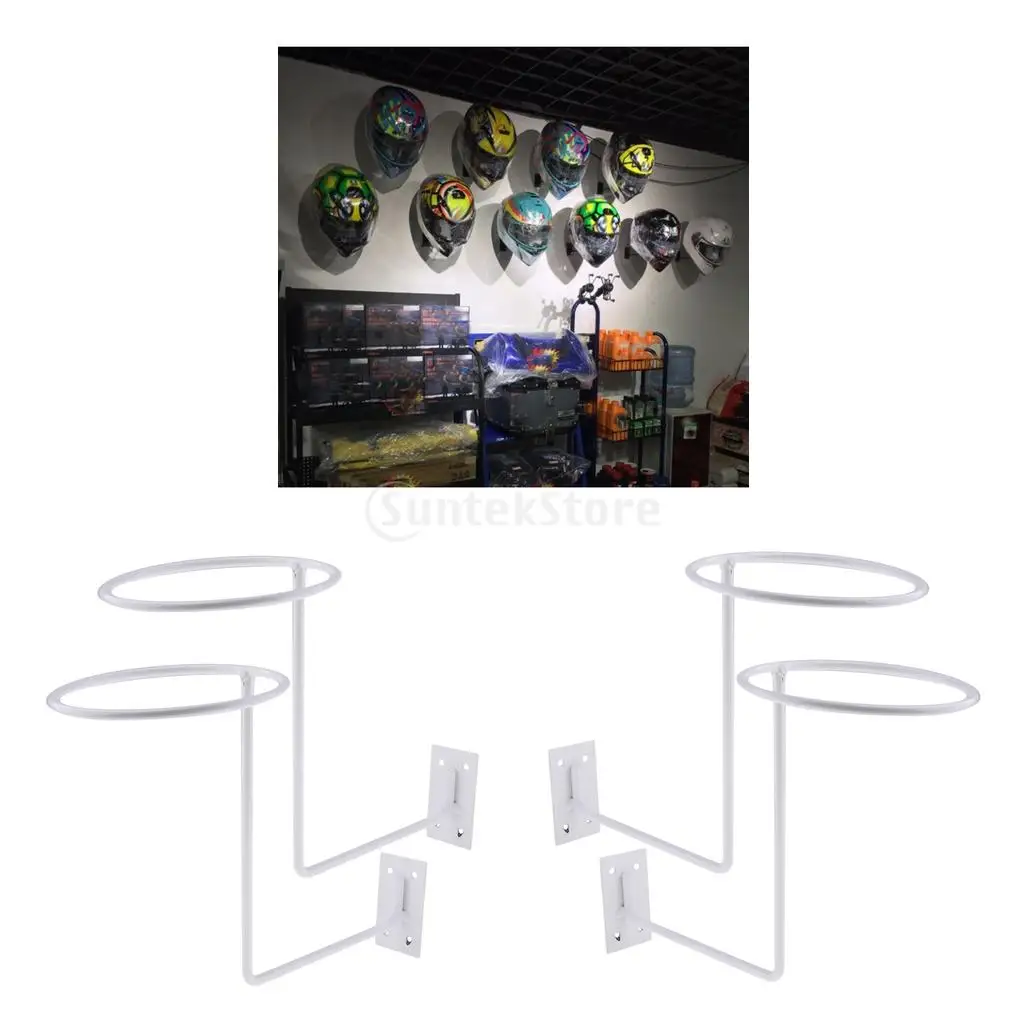 4pc Holder Bags Rack Hanger Showing Motorcycle Accessory For Garage
