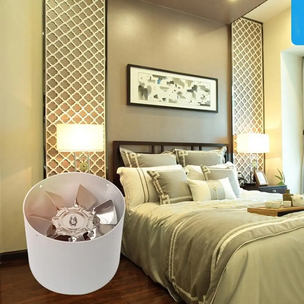 Blesiya Inline Duct Exhaust Fan for Kitchen Bathroom Ventilator 220V