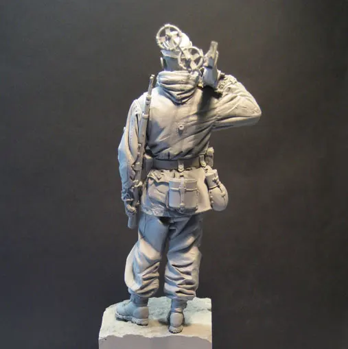 fundição resina boneca modelo conjunto kit soldado brinquedo modelo sem pintura