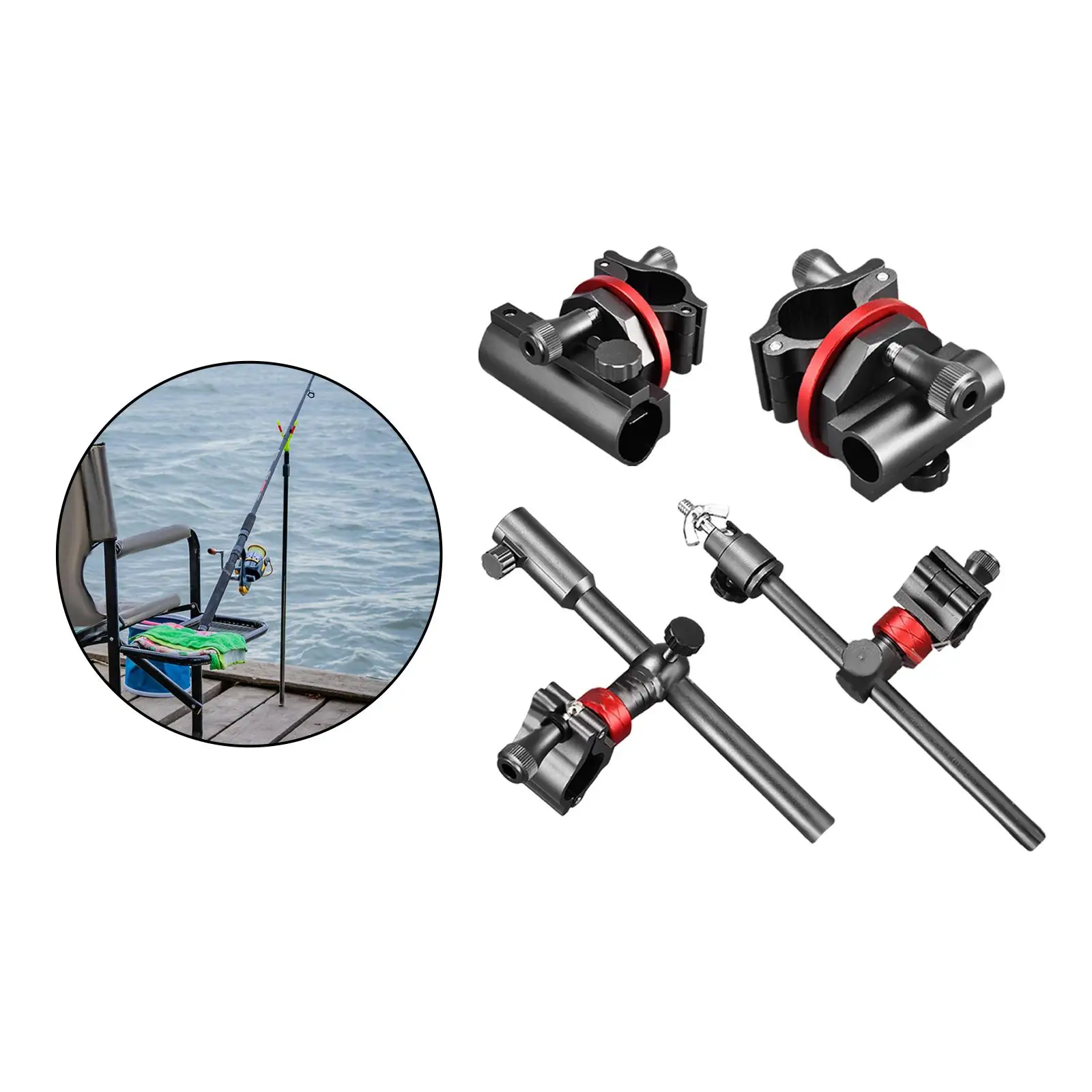 Multifunctional Fishing  Accessories Turret Rack Fish Cage  Box Holder Light Stand Stable Adjustable  Accessories for Outdoors
