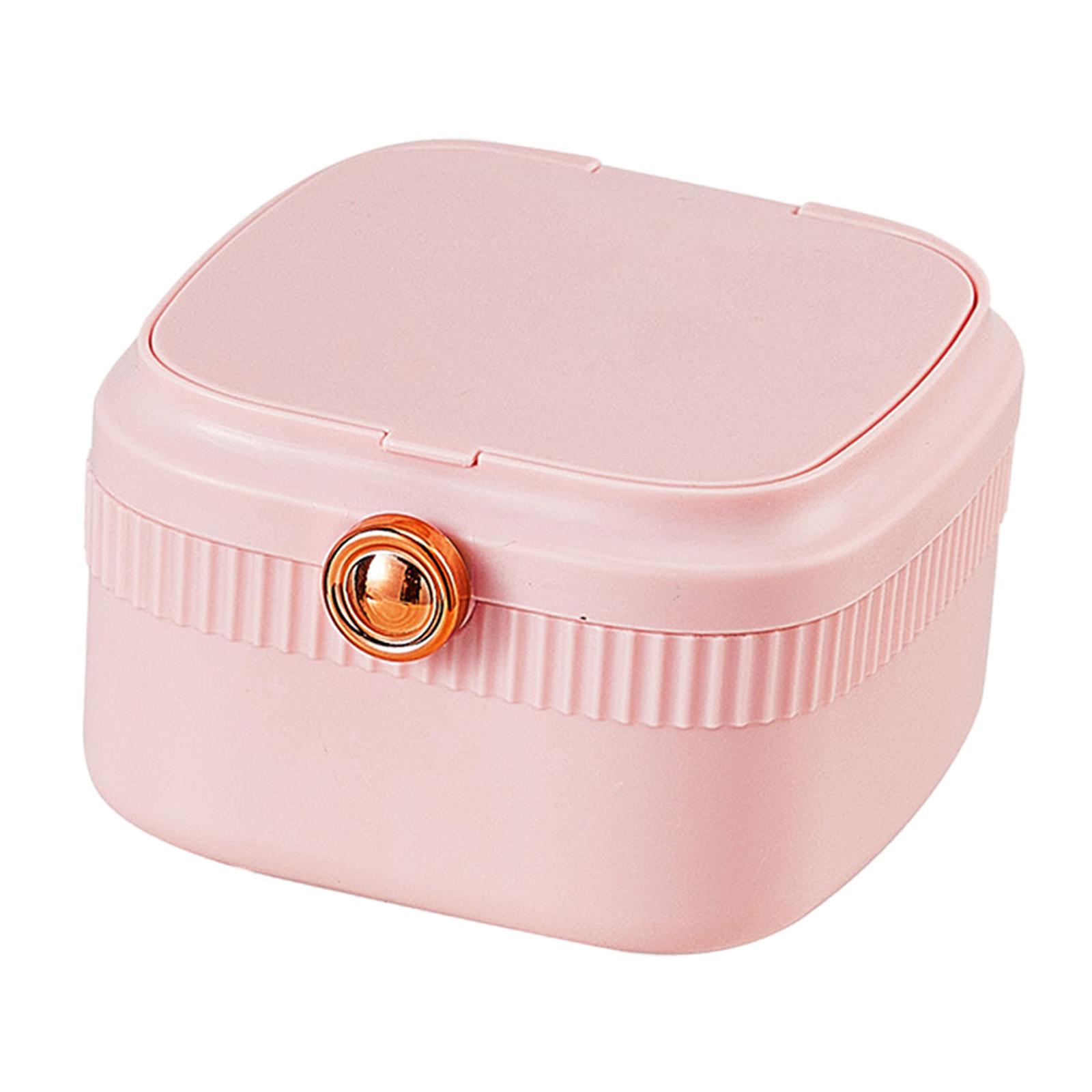 Jewelry Travel Box, Jewelry Organizer with Mirror Small for Women, Jewelry Case, Portable