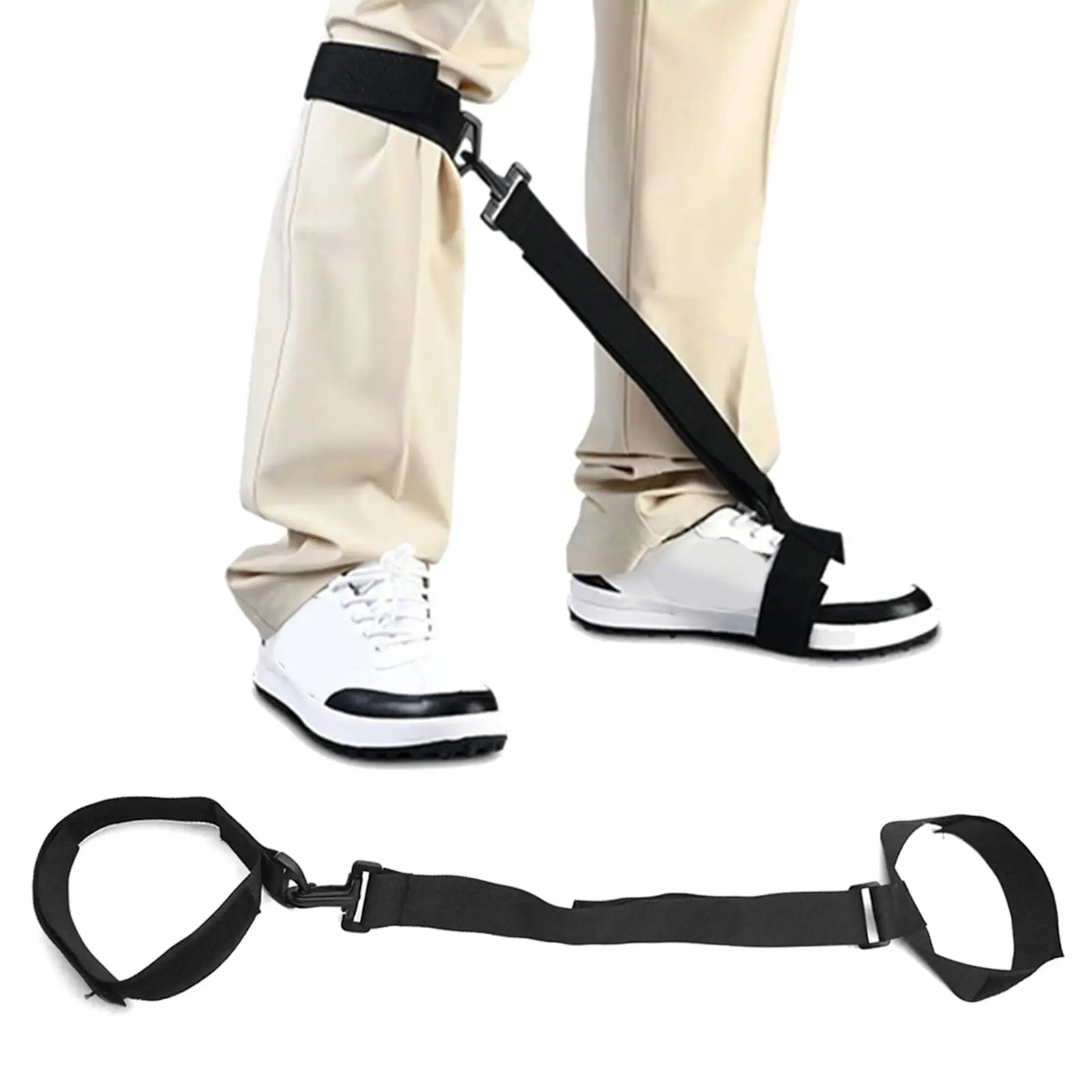 Golf Leg Correction Belt Leg Brace to Forming The Correct Muscle Memory Leg Strap Golf Swing Training Aid for Men Women