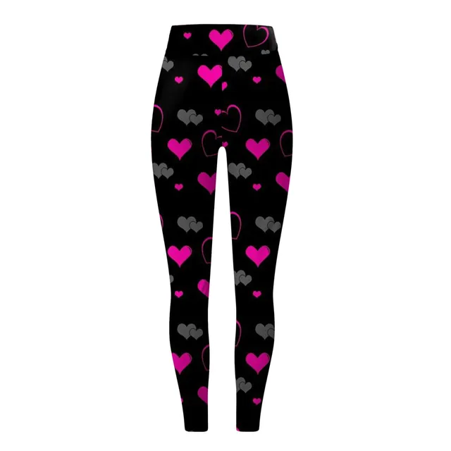 CUHAKCI Floral Sexy Pants Printed Legging Women Love Fitness Leggins Push  Up Trousers Casual High Quality Sport