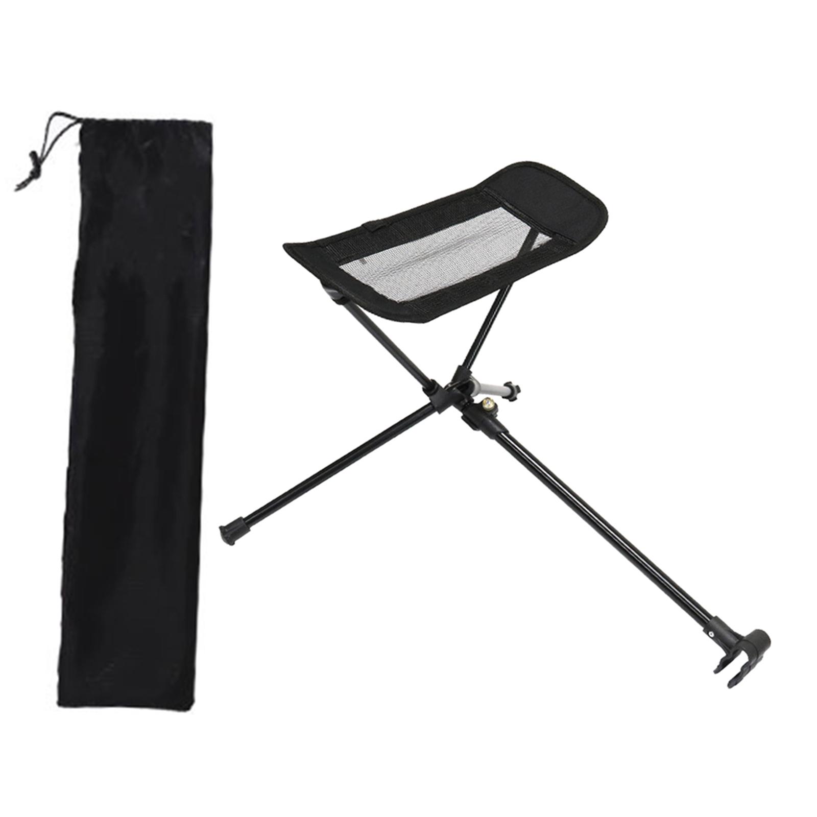 Folding Chair Footrest Retractable Feet Legs Rest Foldable Non Slip Footstool for Fishing Picnic Camping Outdoor