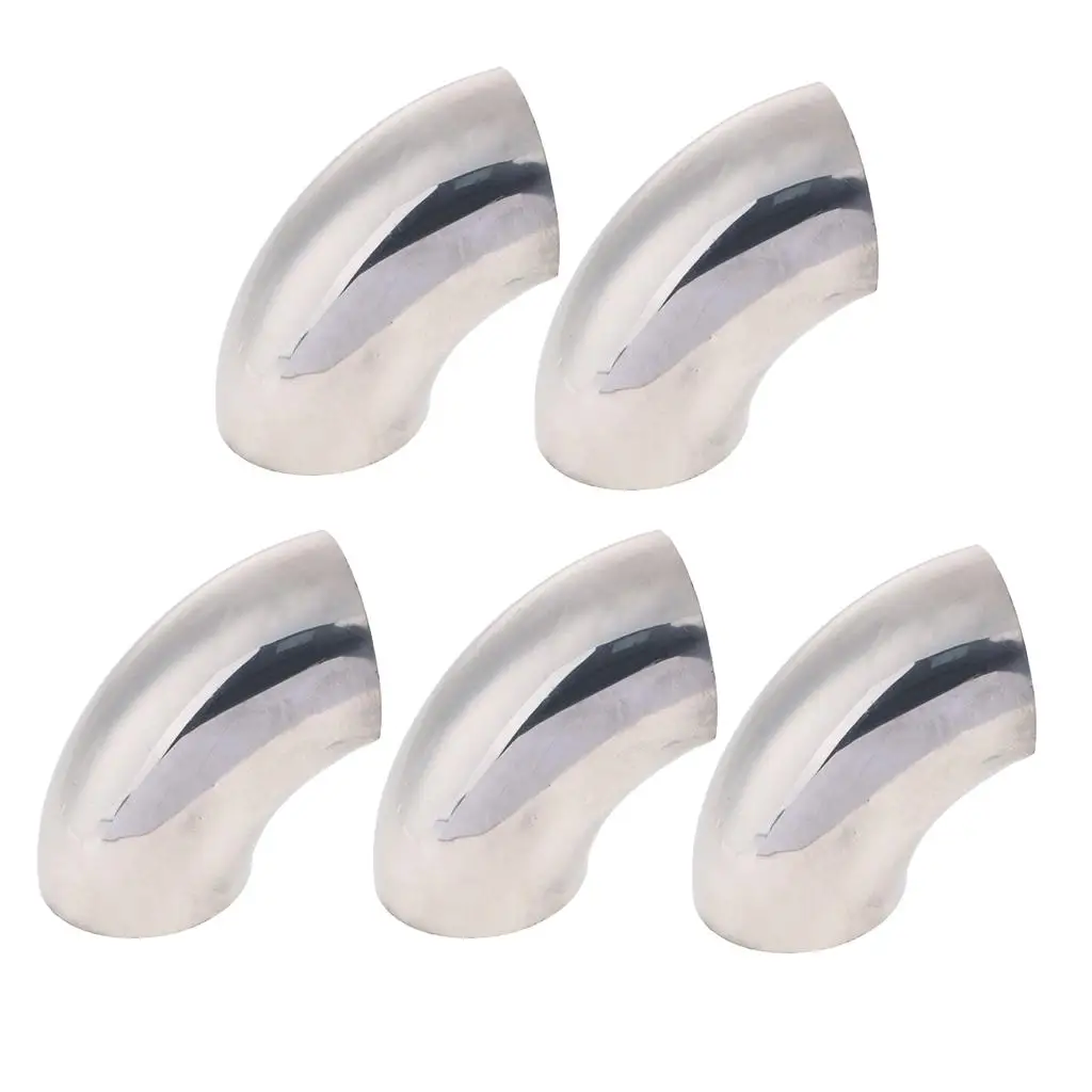 5Pcs Car Stainless Steel 2.5