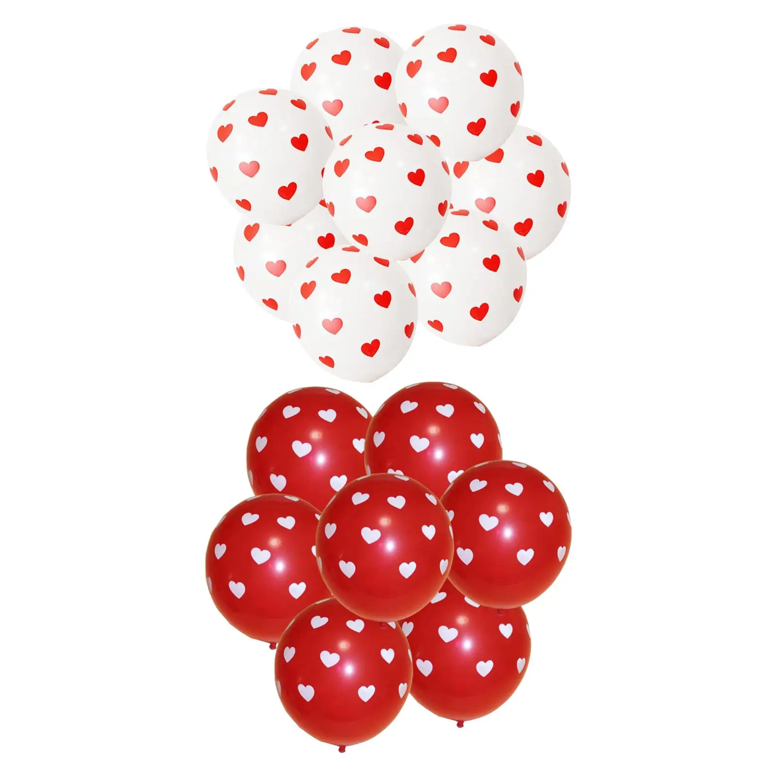 50Pcs Valentine`s Day Balloons Photo Props DIY Heart Balloons for Holiday Celebrations Engagement Anniversary Valentines Day
