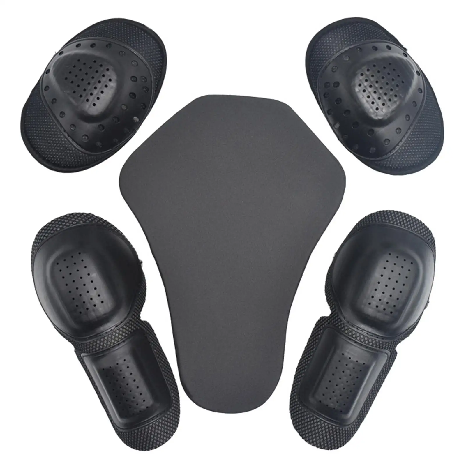 5x Riding Shoulder Protector Elbow Back Protector Pads Set Fit for Riding