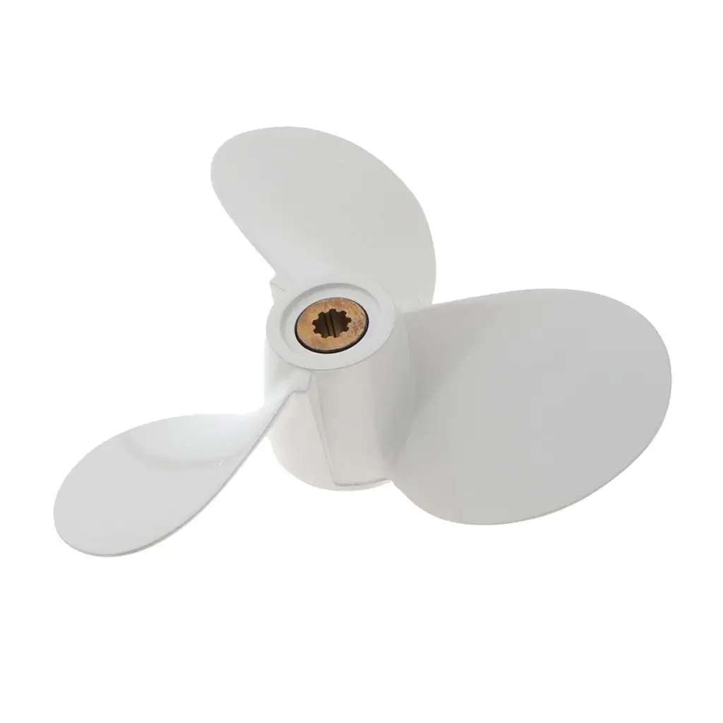 Marine Propeller 4/5/6 HP 6.30inch White  for Yamaha  x 8-BY