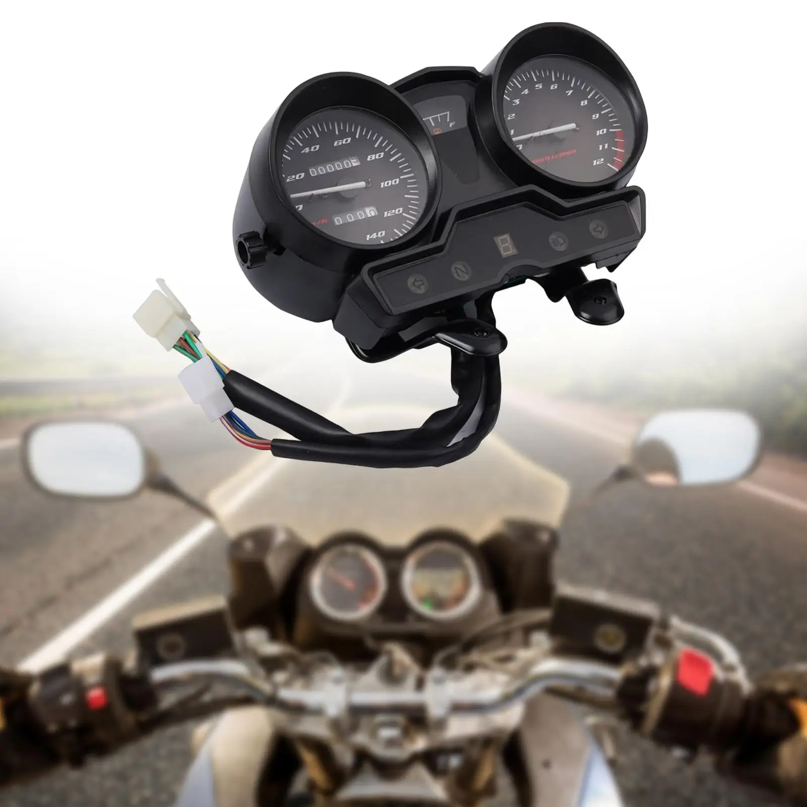 LED Digital Dashboard Motorcycle RPM Meter with Gear Display Replaces High performance Parts Easy to Install Premium