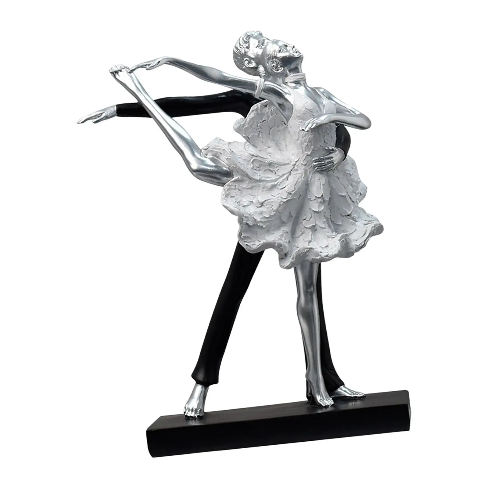 Couple Dancing Sculpture Ornament for Engagement Desktop Ballroom Dancers Ballet Lovers