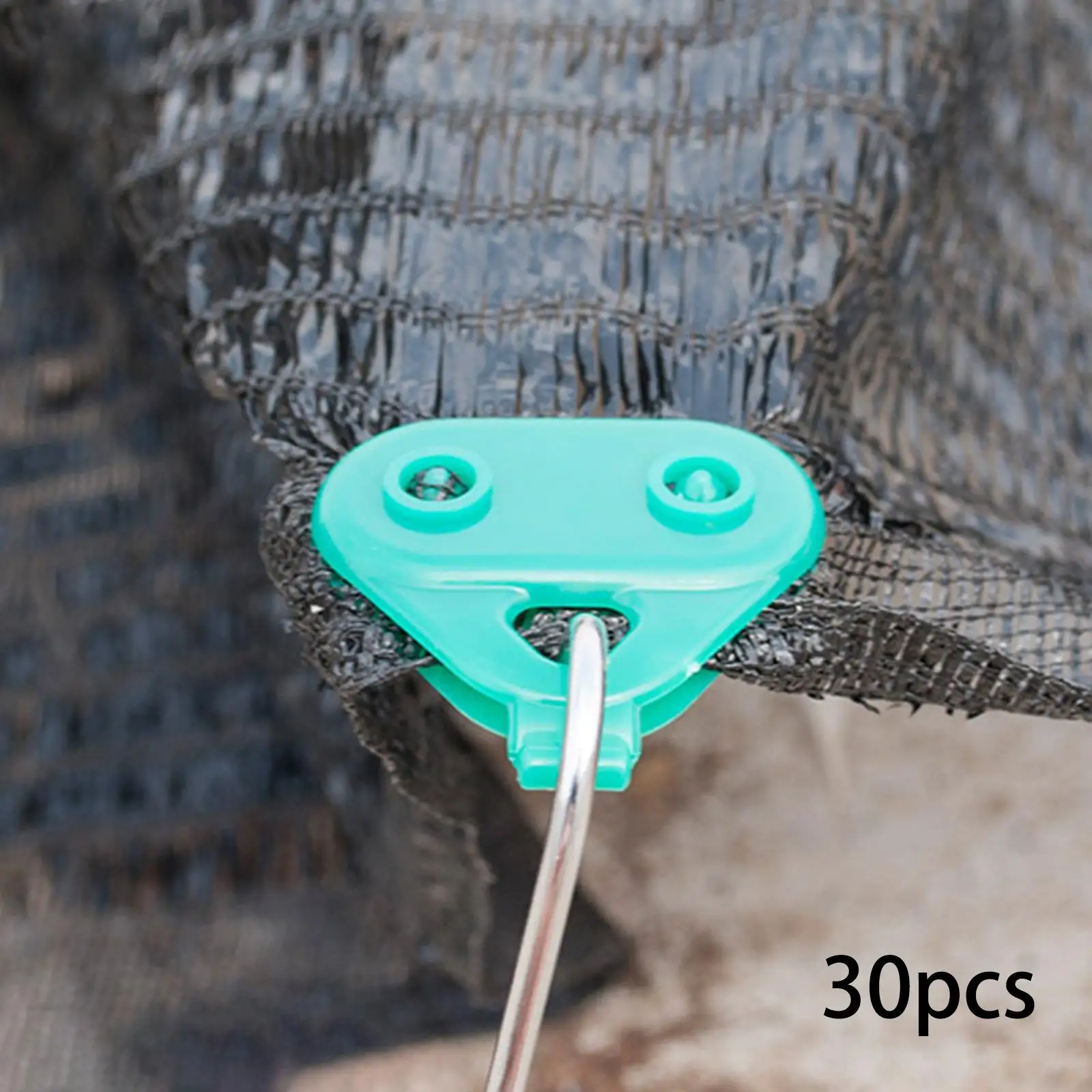 30x Shade Cloth Clips Buckle Fence Fabric Clips for Shade Netting Anchoring Shade Cloth Garden Netting Shade Fabric Accessories