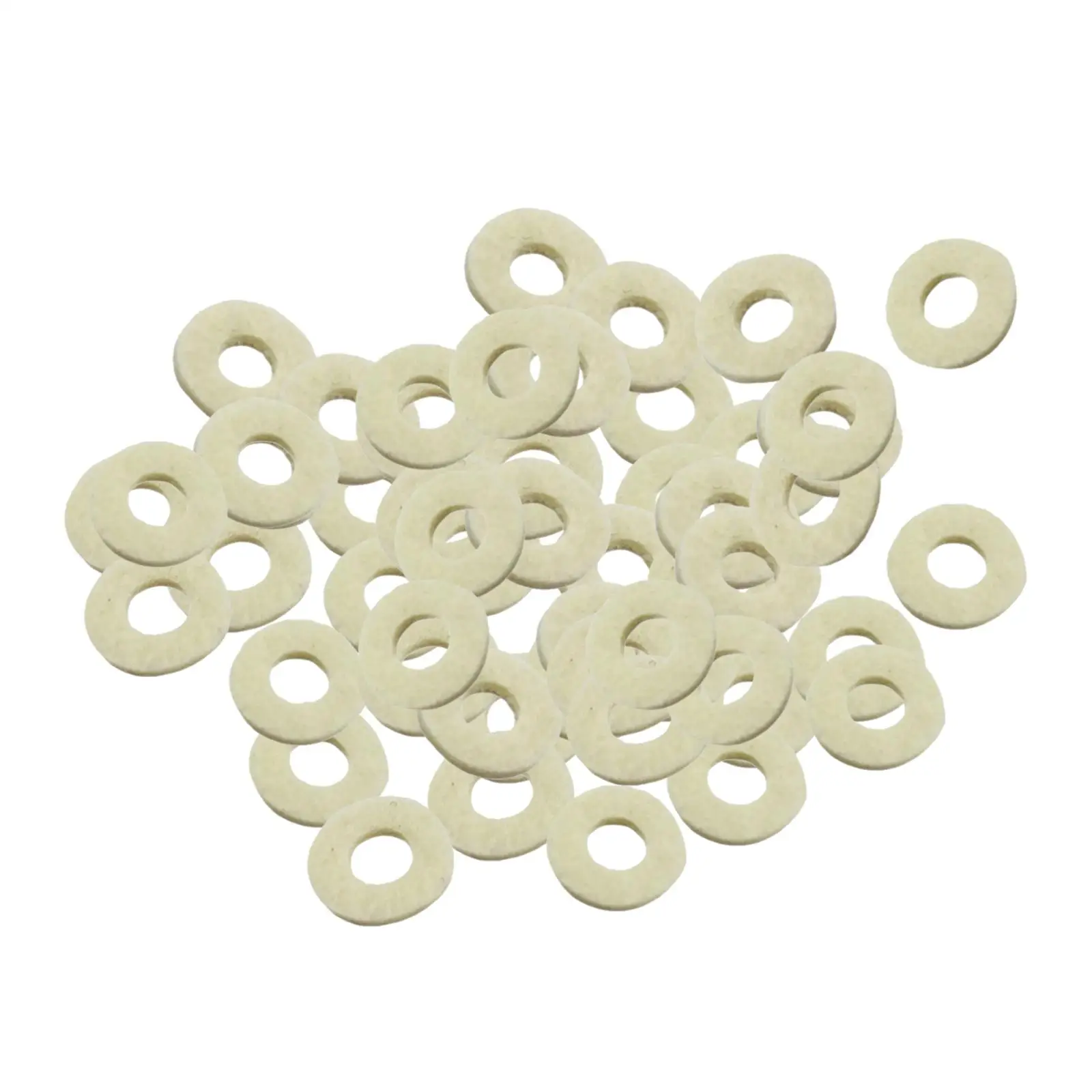 2x 50pcs Cornet Felt Washers, Trumpet Cushion, Musical Instrument Acc Replacement