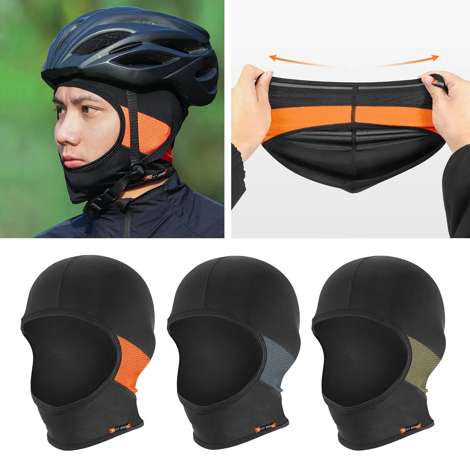 Skull Caps Cycling Helmet Liner Beanie Caps Soft Breathable Hat Caps for  Unisex