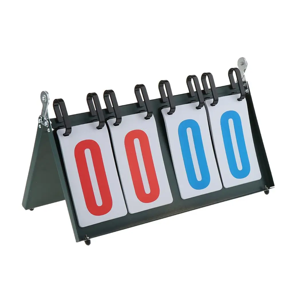  Scoreboard Scorekeeper with Bright Number Cards, Easy to Use and Read from Distance, Ultralight and Portable