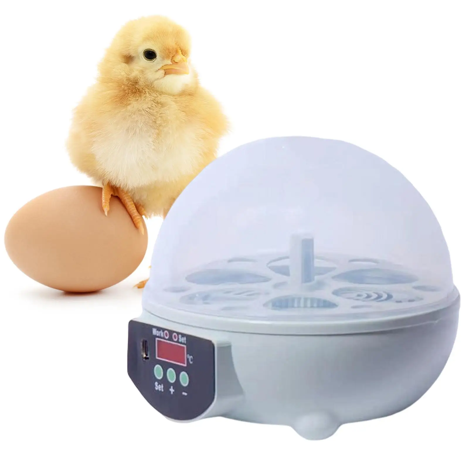 Automatic Egg Incubator Egg Turner Egg Candler Digital Poultry for Chicken