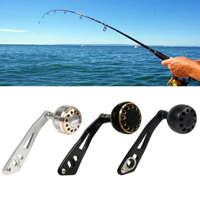 Single Fishing Reel Handle Knob Power Handle Metal Spinning