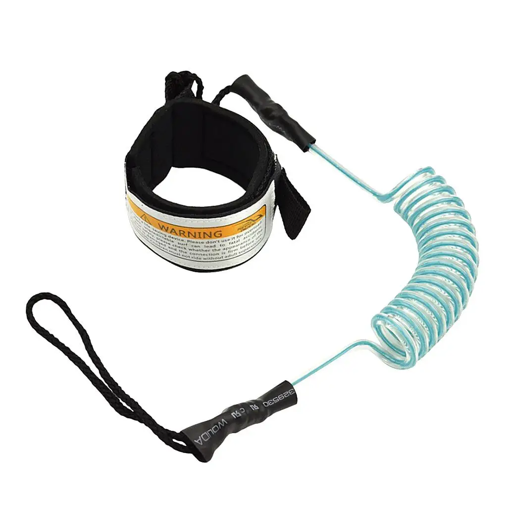 SUPs Leash 5ft Spring   Paddle Board Surfboard Leash Stay  Ankle Wrist Strap