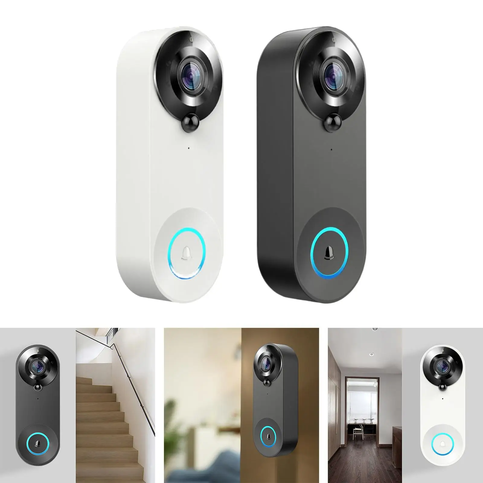 Intelligent Video Doorbell Camera Calls storage Recording, Phone for Apartments home