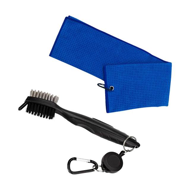 Towels Cleaner Brush Wiping Cloth with Carabiner Clip for Women