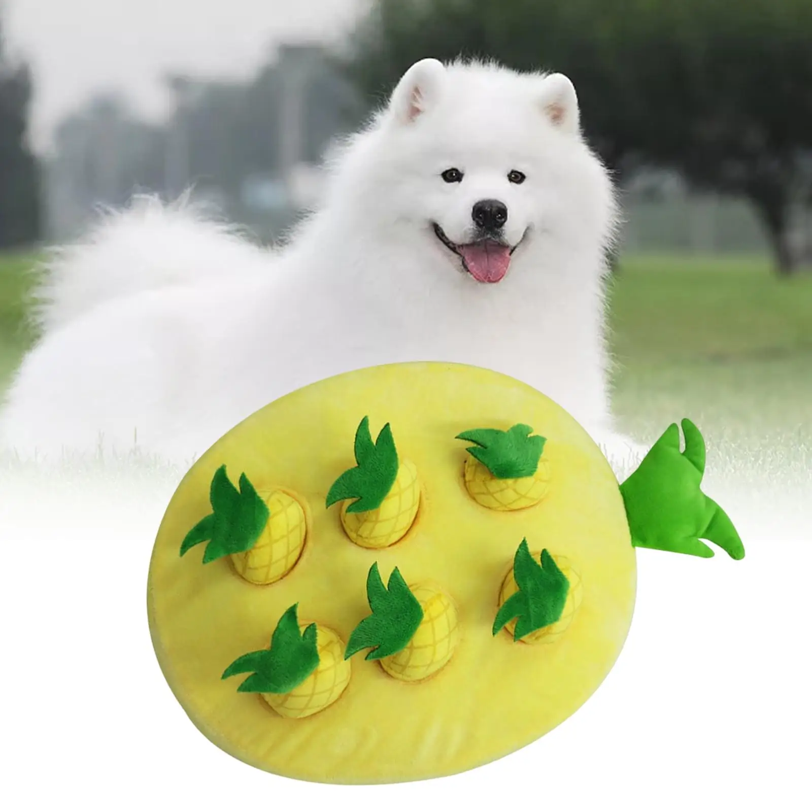 Plush Carrot Toy for Dogs Sniffing Mat Chew Toy Puzzle Toys for Dogs