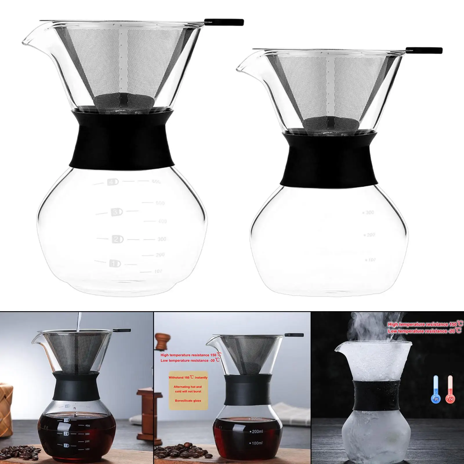 Multipurpose coffee maker for pouring   of coffee drip kettle