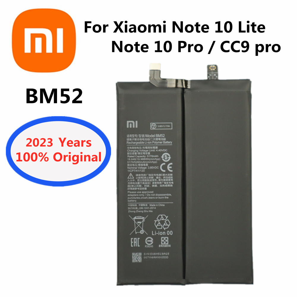 mi note 10 battery model