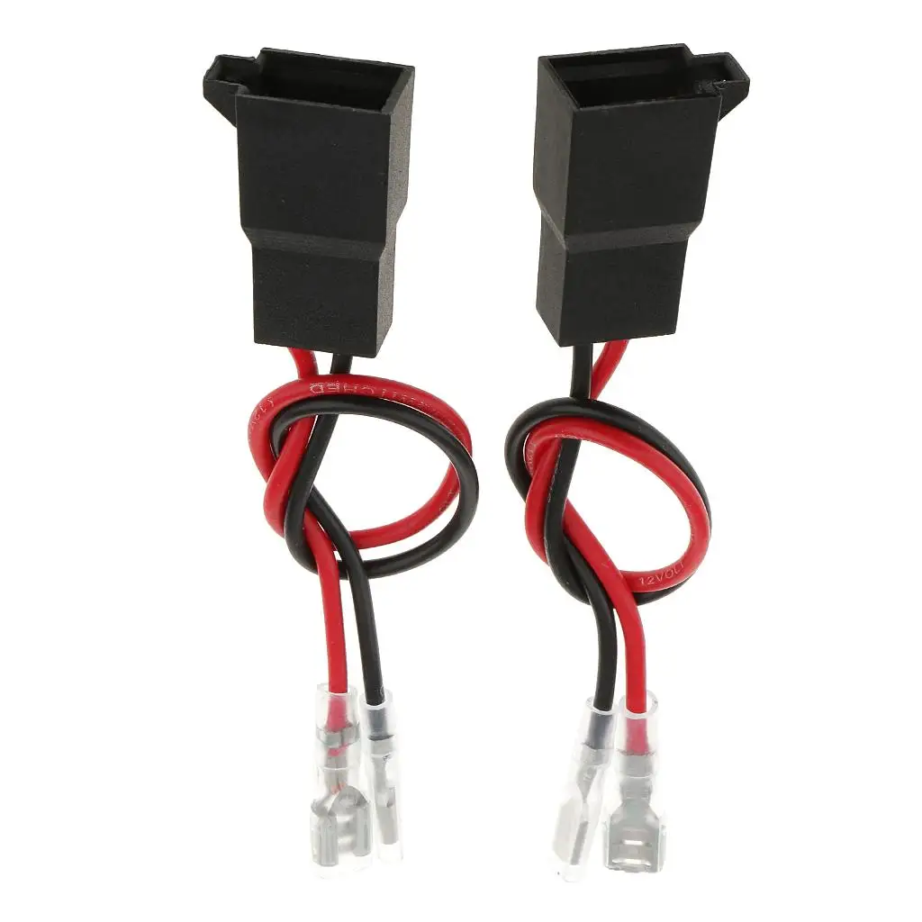 2 Pieces Car for audio Speaker Wire Harness Connector for audi      High quality ABS molded connector