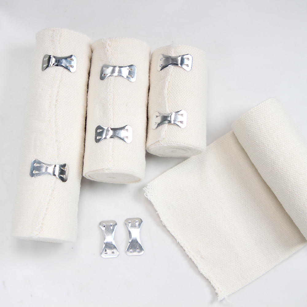 1 Roll Elastic Bandage Wrap,Stretch Compression Bandage Stretches up to 450cm for Sports, Sprains, Calf, Ankle, Foot