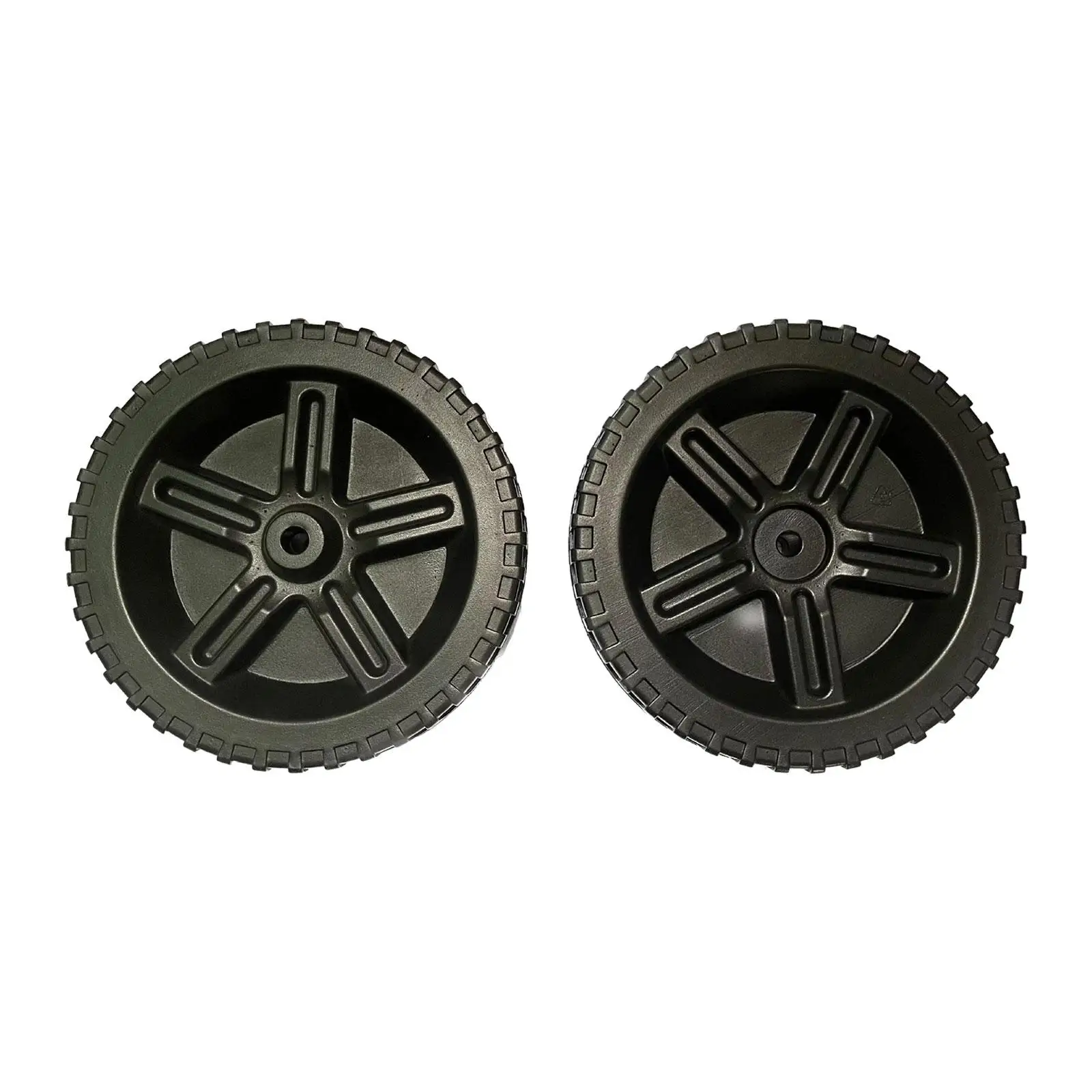 Grill Wheels Durable Dustproof Parts Spare Parts Easy Install 20x5cm Hole Diameter 1cm 2 Pieces Hand Truck Tires Replacement 8in