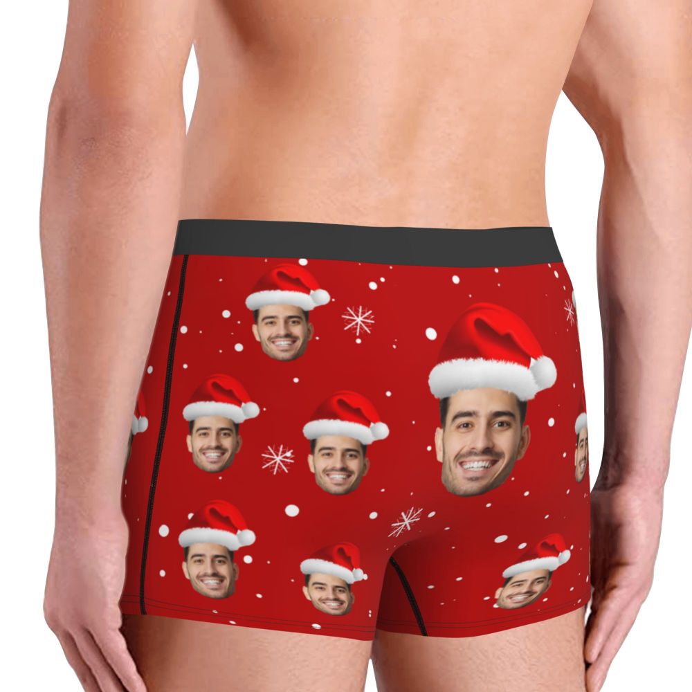 Description Picture 6 of itemChristmas Gift Custom Face Boxers Men Gift Personalized Photo Underwear Design Birthday Boxer Briefs for Boyfriend Husband