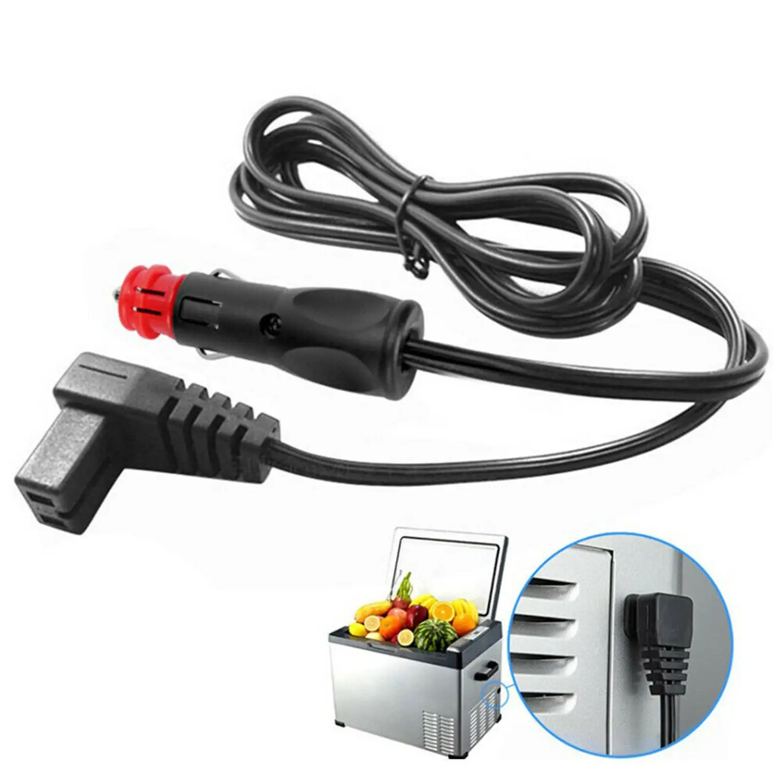 Car Fridge Power Adapter 2M  Plug Extension Power Cable