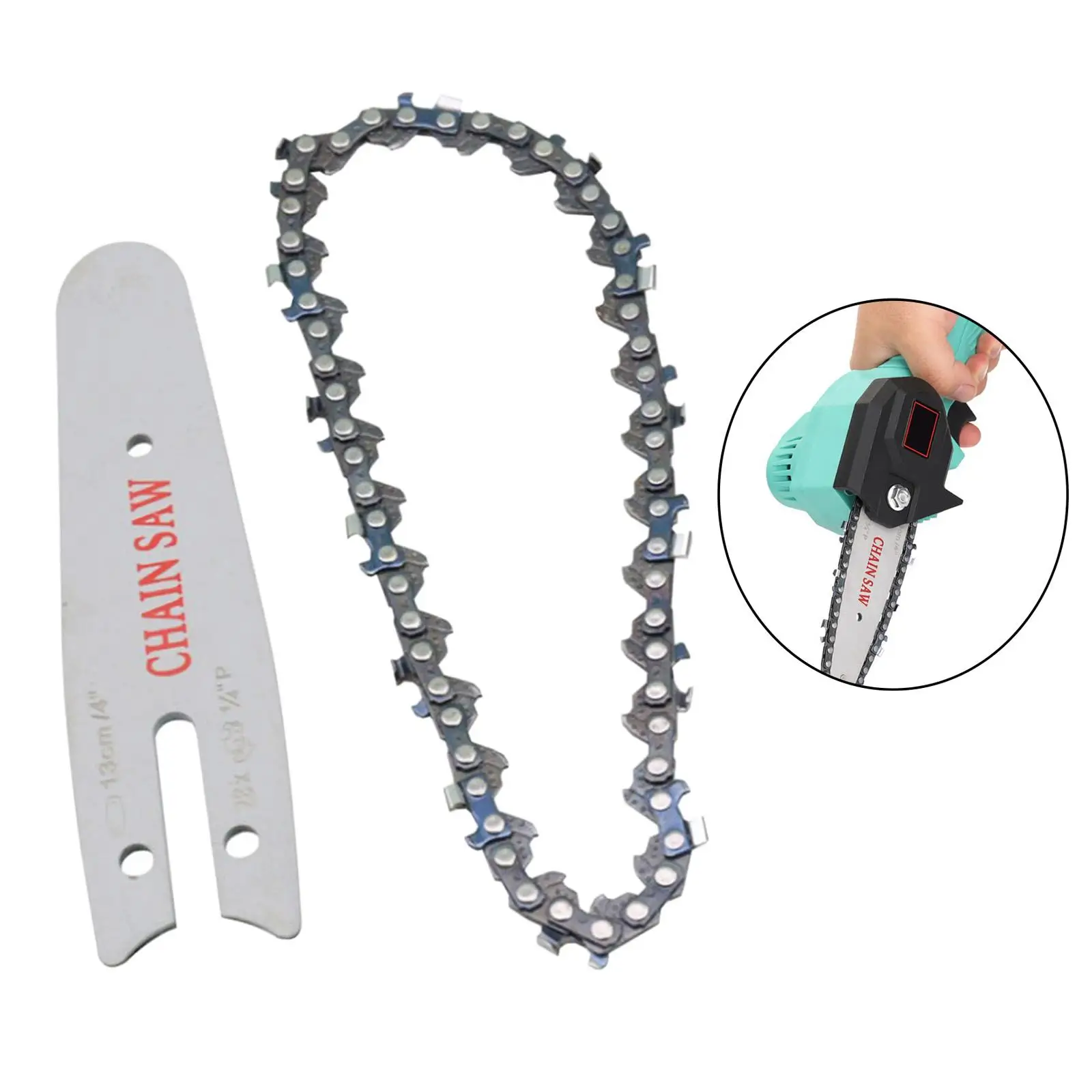 Manganese Steel Chainsaw Small Chainsaw Kit Guide  Chain for Outdoor