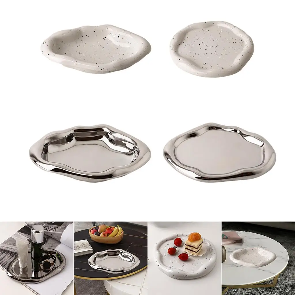 Jewelry Plate Ceramic Dessert Plate Home Decoration for dinner