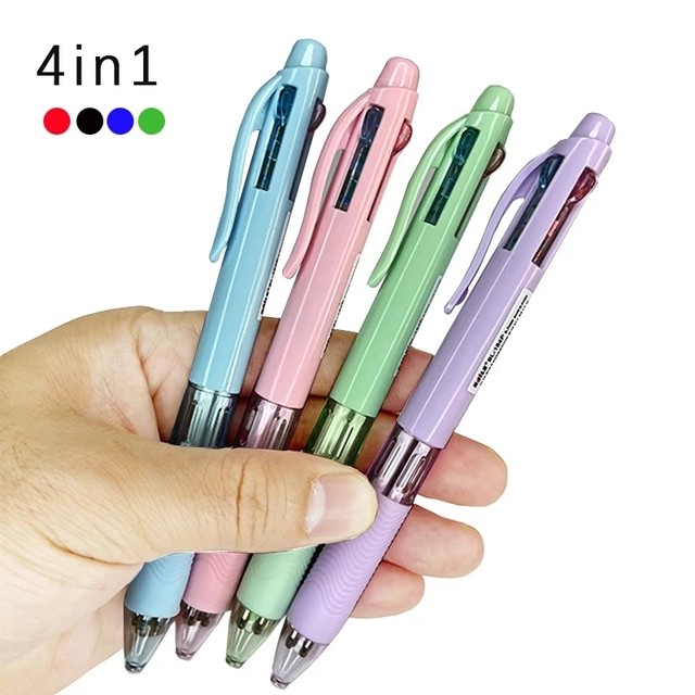 Insect Ballpoint Pen Retractable Work Pens for Men Women Office Gift 4 PCS