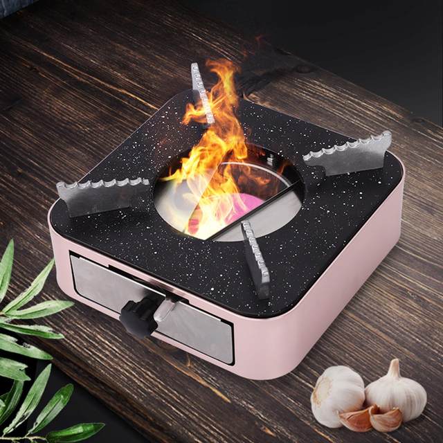 Mini Spirit Burner Alcohol Stove Single Burner for Backpacking Household BBQ