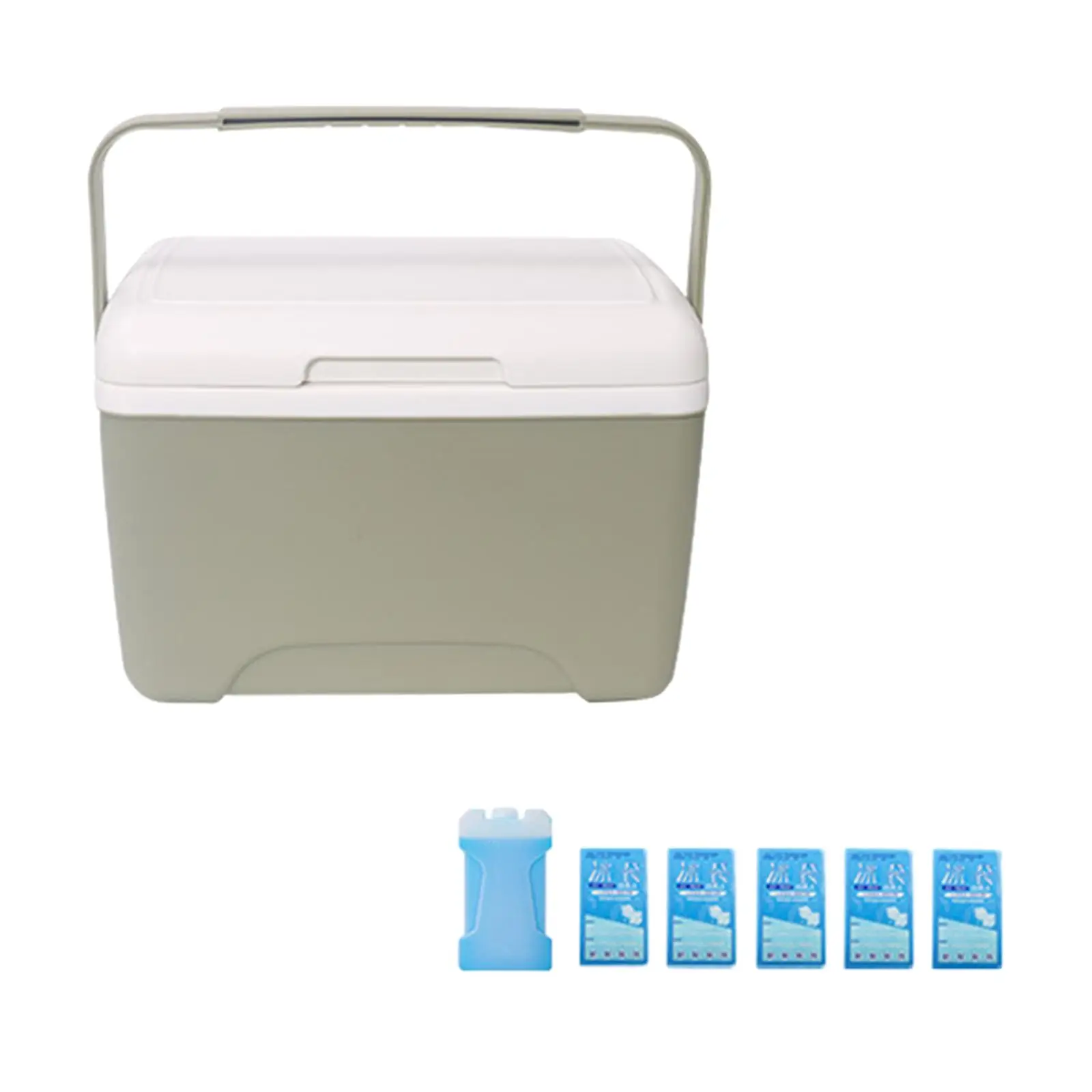 8L Camping Insulated Cooler Food Storage Box for Beach Outdoor Fishing