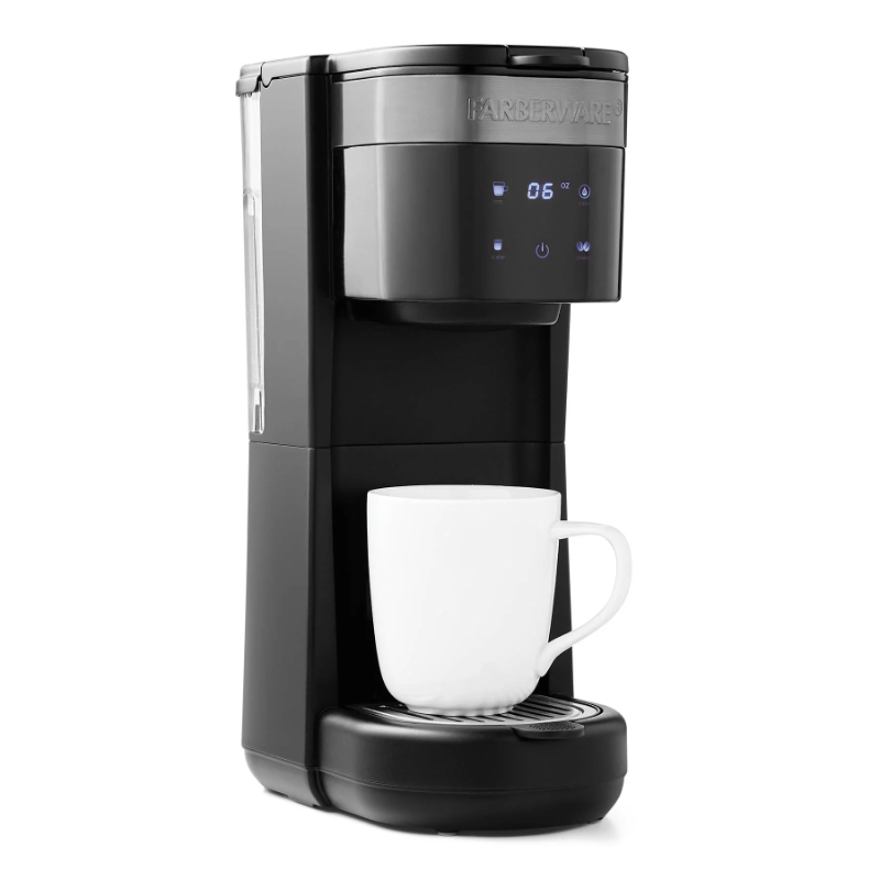 Single-Serve Latte, Iced, and Hot Coffee Maker, Black - AliExpress