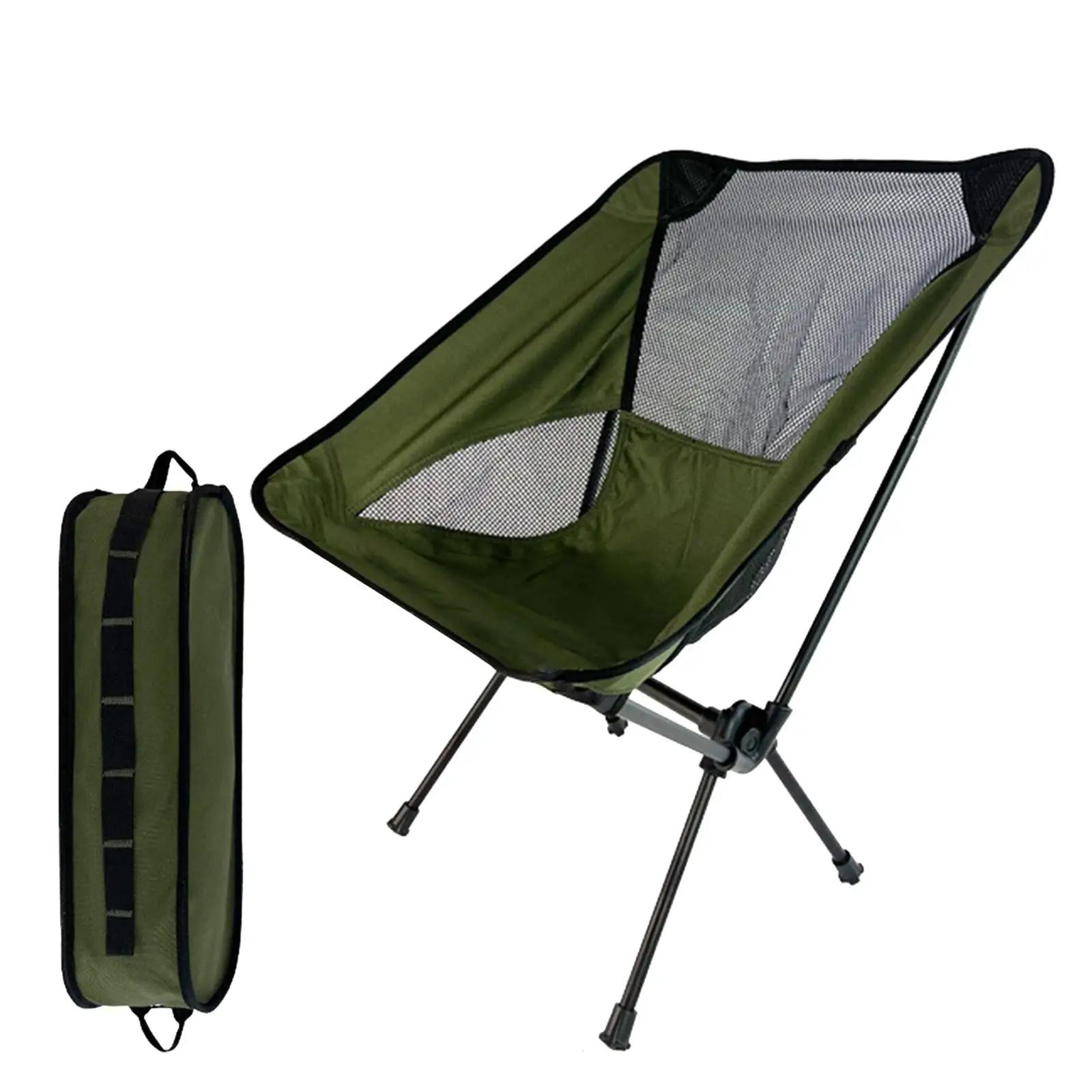 Lightweight Folding Camping Chair Backrest Stool for Picnic Outdoor Fishing