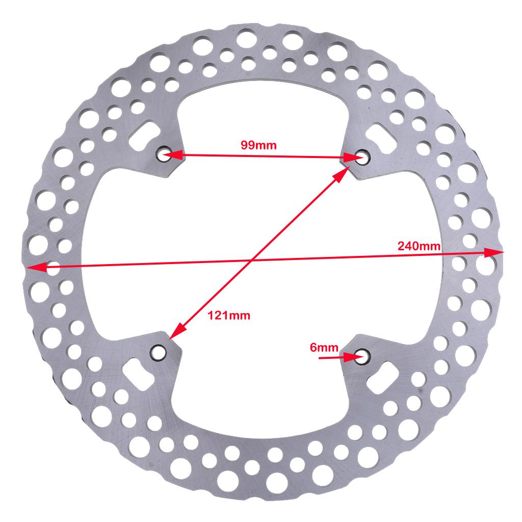 240mm Rear Brake Disc Rotor -HM 50F/ 50FR/ 50X/ CRF250F/ CRE45004-2009