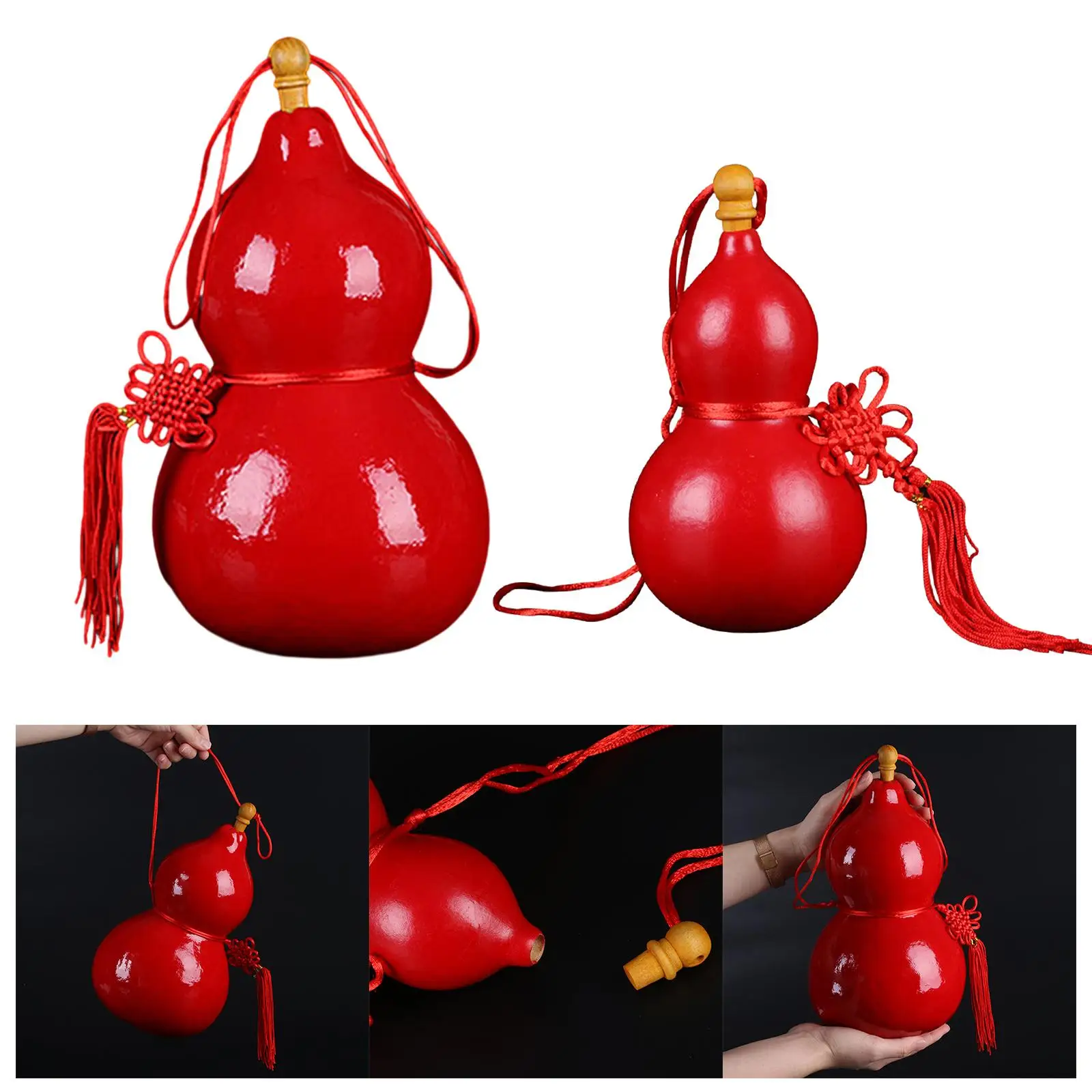 Gourd Bottle Gourd Ornament Gourd Water Bottle for Kitchen Camping Offices