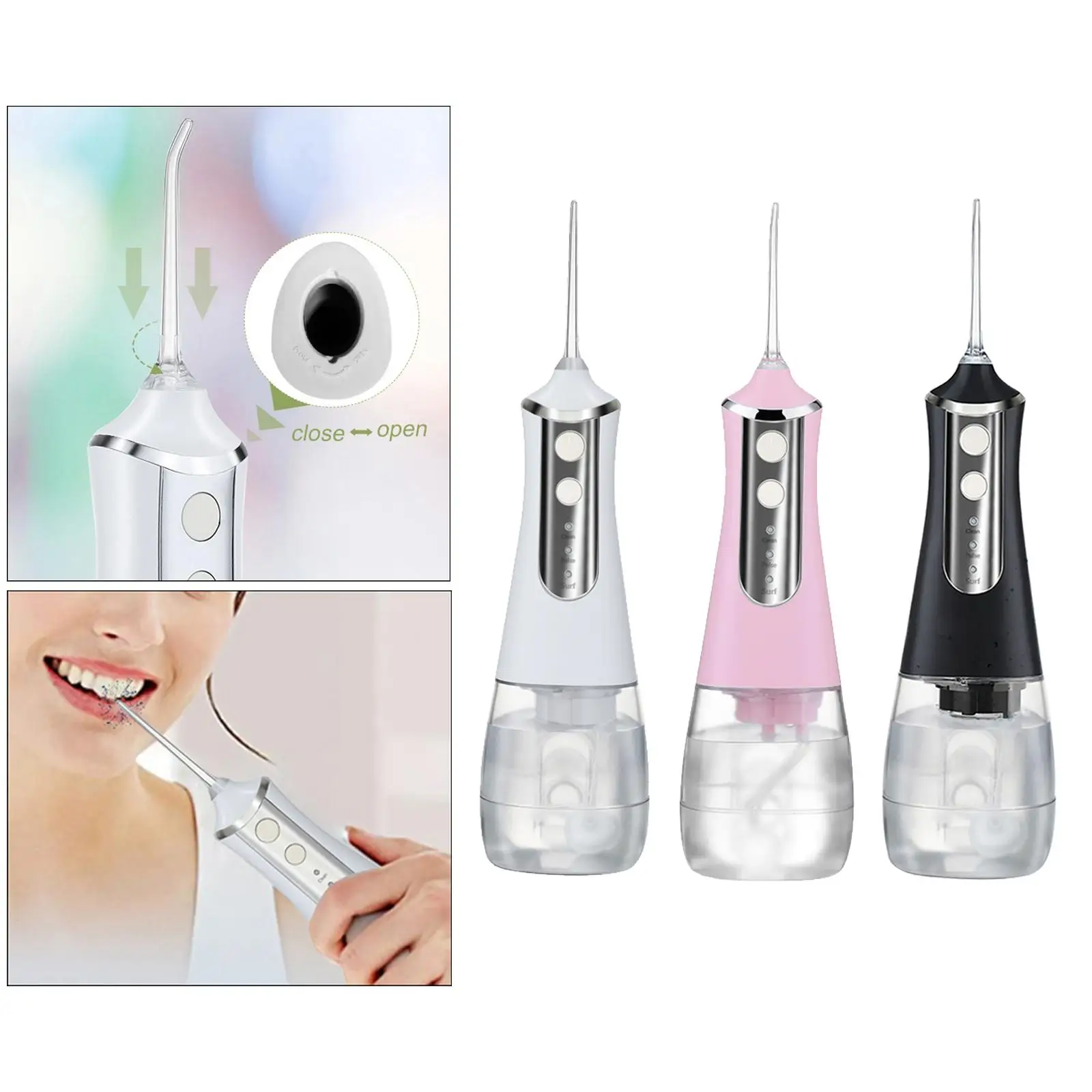 Electric  IPX6 Waterproof 350ml Tooth Cleaning for Home Travel